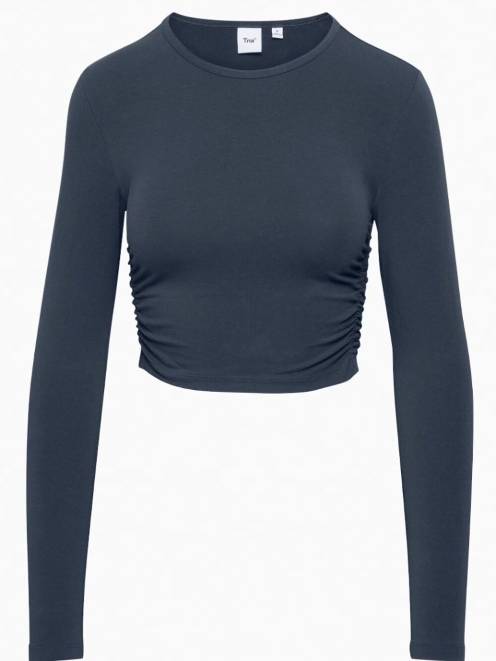 TNA Aritzia Chill Malibu Cropped Longsleeve in Admiral